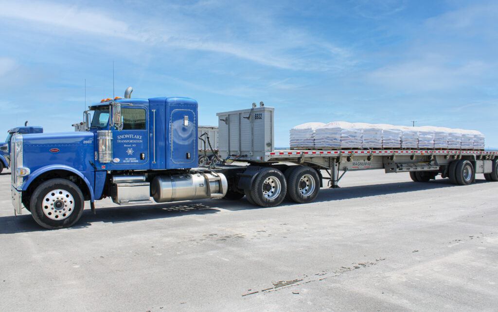 Flat bed trucking services